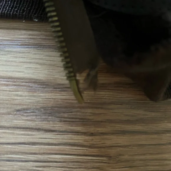 Vintage Men's Dark Brown Leather motorcycle Jacket, size S. - Picture 4 of 10